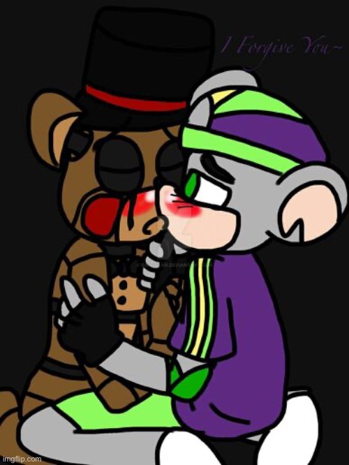 image tagged in i know your scared,i will mark this nfsw,hehehe,lol,fnaf,chuk e cheese x freddy faz bearzh | made w/ Imgflip meme maker