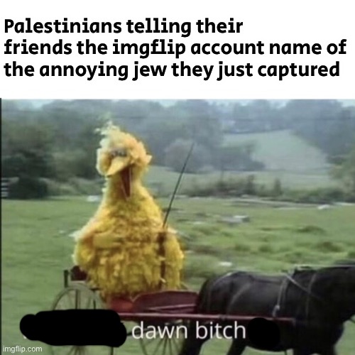 New here so idk the whole story | Palestinians telling their friends the imgflip account name of the annoying jew they just captured | made w/ Imgflip meme maker