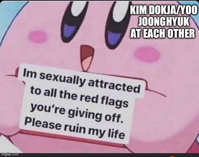 KIM DOKJA/YOO JOONGHYUK AT EACH OTHER | made w/ Imgflip meme maker