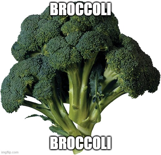 Broccoli | BROCCOLI; BROCCOLI | image tagged in memes | made w/ Imgflip meme maker
