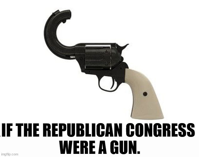 And these people want to run the country. | IF THE REPUBLICAN CONGRESS 
WERE A GUN. | image tagged in republican,congress,gun,fire,backwards | made w/ Imgflip meme maker