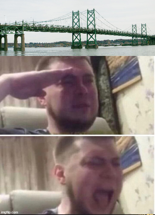 Crying salute | image tagged in crying salute | made w/ Imgflip meme maker