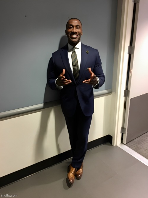 Shannon Sharpe Posing | image tagged in shannon sharpe posing | made w/ Imgflip meme maker