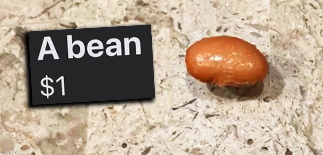 A bean Blank Meme Template