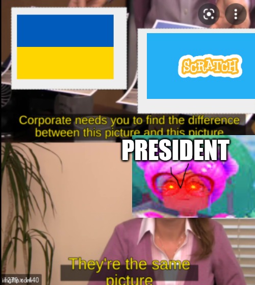 Who | PRESIDENT | image tagged in tell me the difference | made w/ Imgflip meme maker