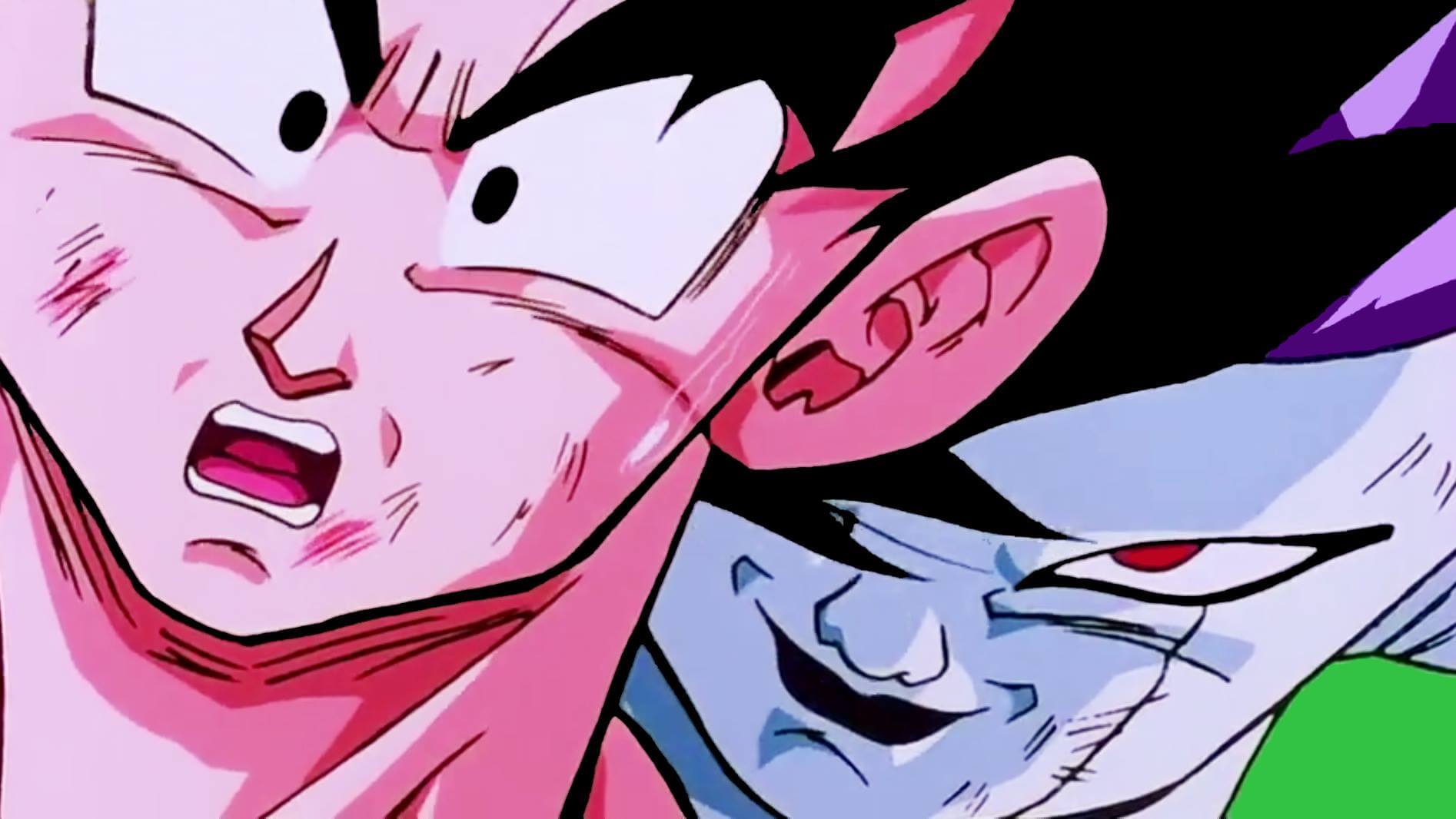 Freezer behind Goku Blank Meme Template