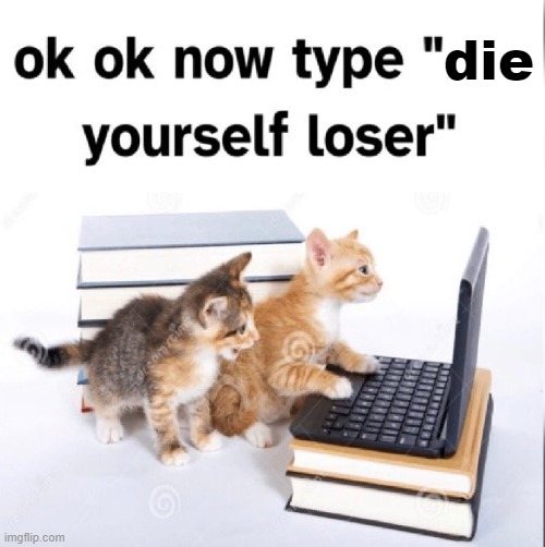 die | made w/ Imgflip meme maker