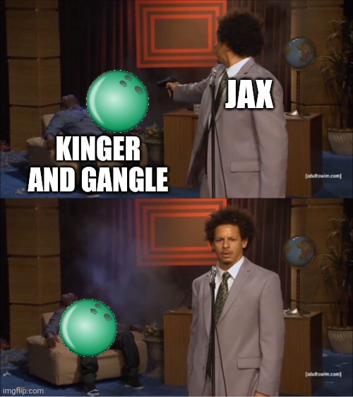 Down the Zooble Hole We Go | JAX; KINGER AND GANGLE | image tagged in memes,who killed hannibal,the amazing digital circus | made w/ Imgflip meme maker
