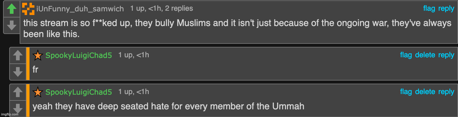 politics stream is most islamaphobic stream ever | made w/ Imgflip meme maker