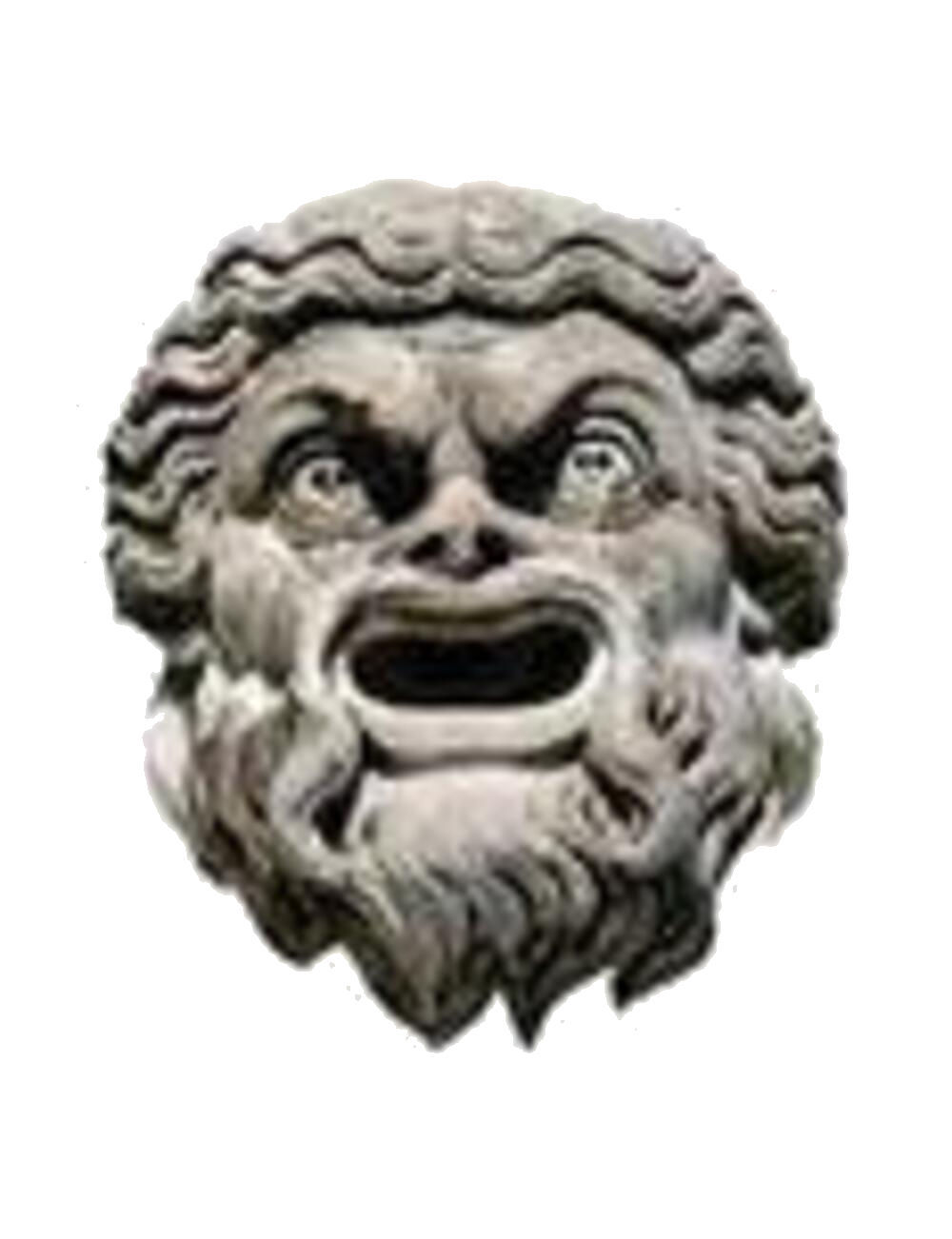 Máscara griega 1 Blank Meme Template