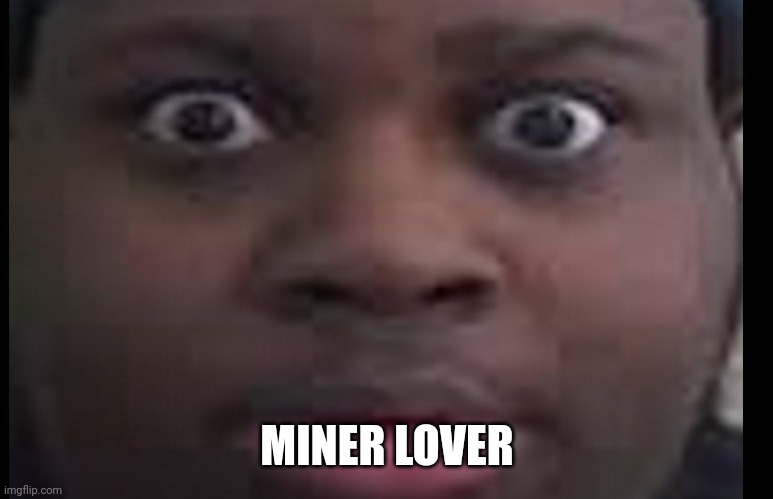 edp stare | MINER LOVER | image tagged in edp stare | made w/ Imgflip meme maker