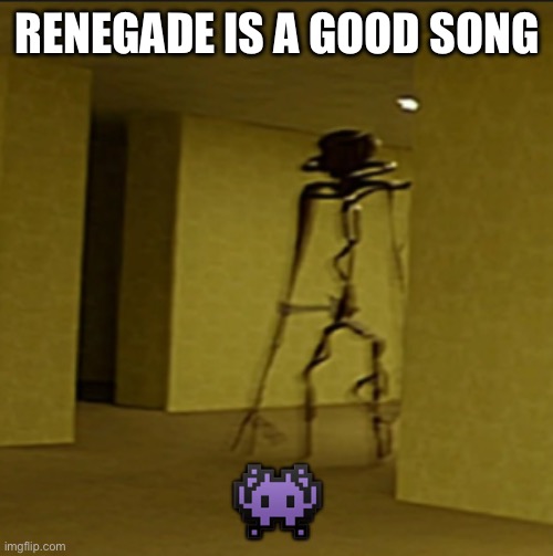 Jay z | RENEGADE IS A GOOD SONG; 👾 | image tagged in he is back | made w/ Imgflip meme maker