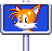 Tails signpost | image tagged in gifs,gaming,sonic | made w/ Imgflip images-to-gif maker