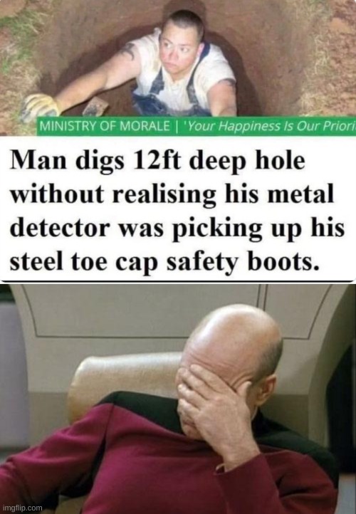I can only imagine his face when he realized | image tagged in memes,captain picard facepalm | made w/ Imgflip meme maker