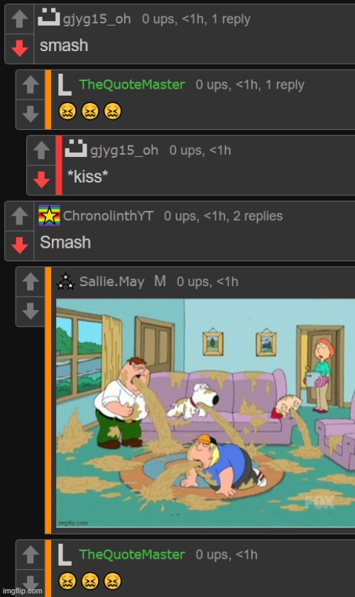 Excuse me while i literally barf out all the contents of my stomach into a toilet... | made w/ Imgflip meme maker