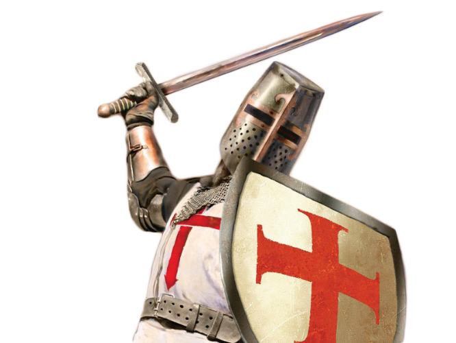 Crusader Attack Blank Meme Template