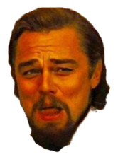 Leonardo DiCaprio Laughing Head Blank Meme Template