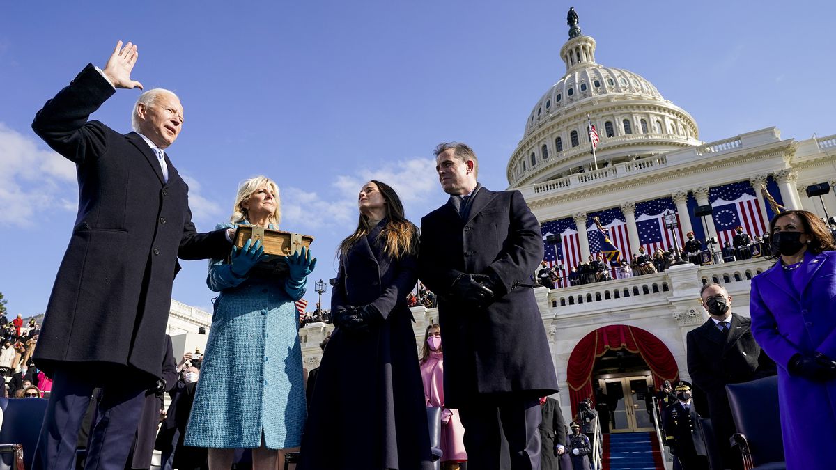 Joe Biden's Inauguration Day Blank Meme Template