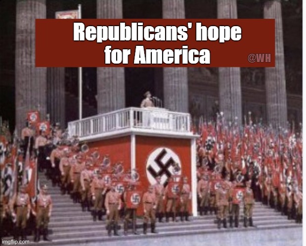 Trumpvidian Dream | Republicans' hope
for America; @WH | image tagged in republians,wish,hope,dream,trumpvidians,desire | made w/ Imgflip meme maker