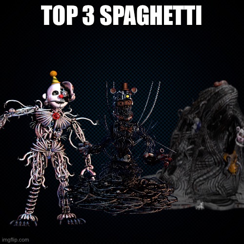 they look delicious | TOP 3 SPAGHETTI | image tagged in black backround | made w/ Imgflip meme maker