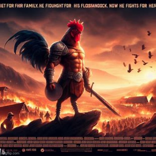 making movie posters about imgflip users pt.25: Chicken_Warrior | made w/ Imgflip meme maker