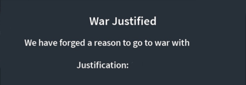 War Justified Blank Meme Template