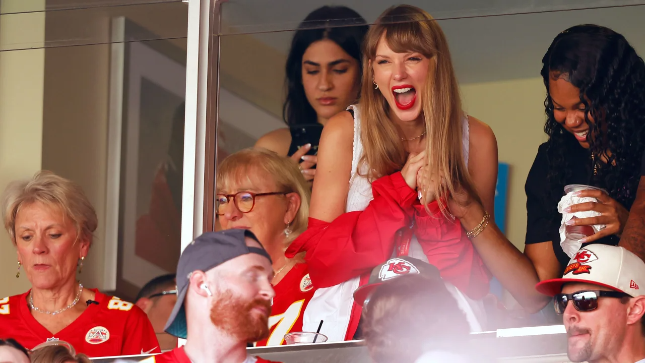 Taylor Swift Chiefs game NFL Blank Meme Template