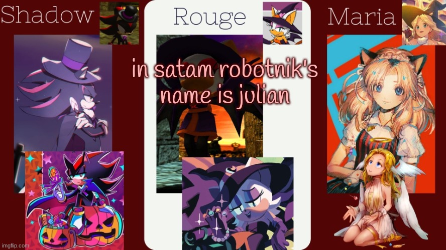 season 2 is wild | in satam robotnik's name is julian | image tagged in drm's halloween temp | made w/ Imgflip meme maker