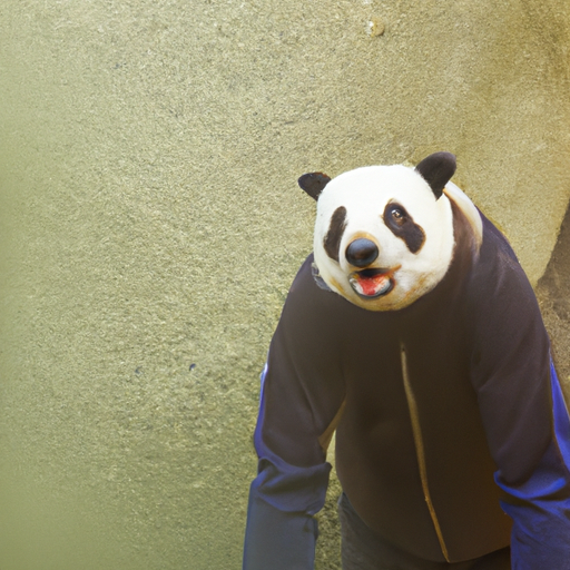 High Quality Human panda Blank Meme Template