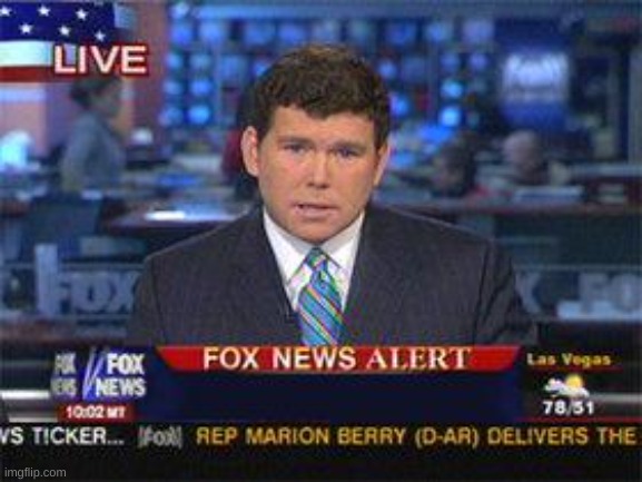 Fox news alert | image tagged in fox news alert | made w/ Imgflip meme maker