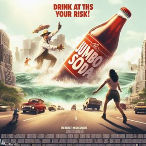 Making movie posters about imgflip users pt.50: jumbo_soda | made w/ Imgflip meme maker