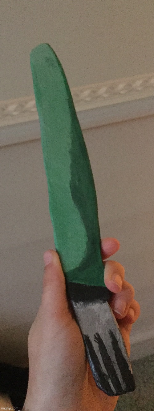 Made Yodas lightsaber in wood! | image tagged in star wars | made w/ Imgflip meme maker