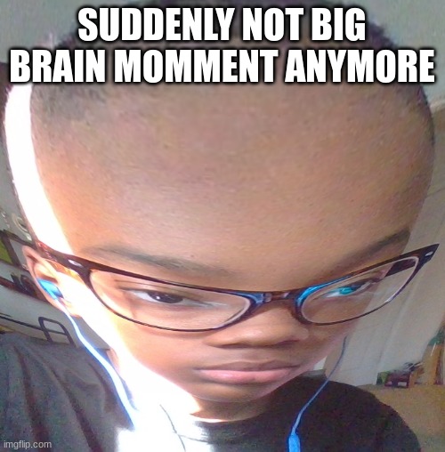 Big brain time not markiplier | SUDDENLY NOT BIG BRAIN MOMMENT ANYMORE | image tagged in big brain time not markiplier | made w/ Imgflip meme maker