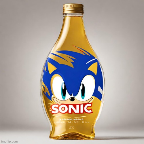 Drink #6 Golden Sonic | made w/ Imgflip meme maker