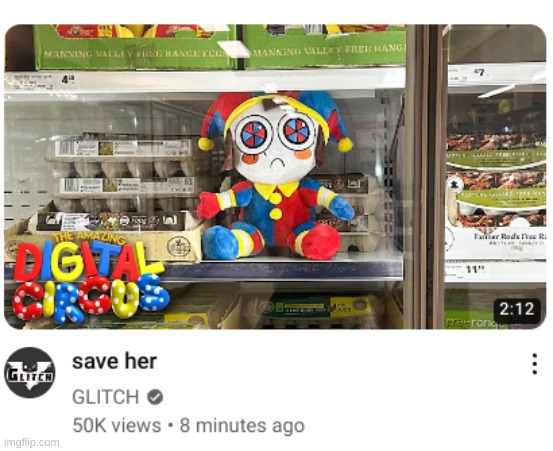 I don't know about digital circus but I sawed that character in roblos yesterday | made w/ Imgflip meme maker