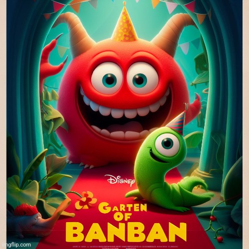 Disney Pixar garten of banban Blank Meme Template