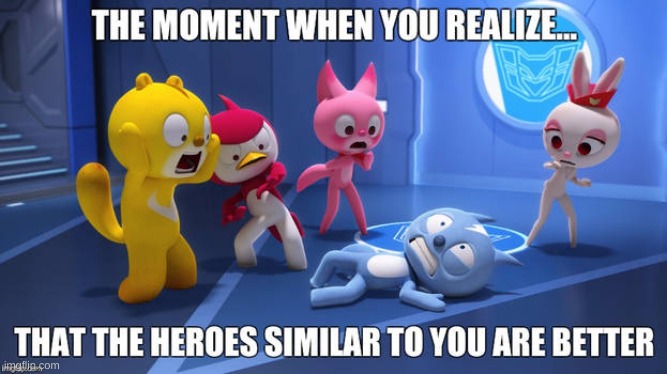 The moment you realize That the heroes similar to you are better | image tagged in power rangers | made w/ Imgflip meme maker