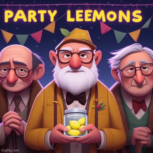 Party lemons Blank Meme Template