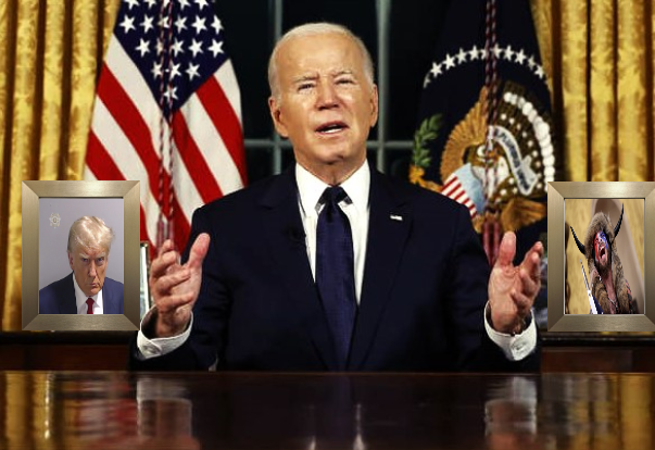 biden talks about maga republicans 1 Blank Meme Template