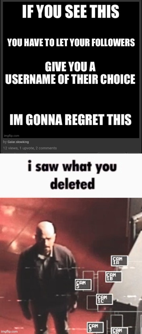 image tagged in i saw what you deleted | made w/ Imgflip meme maker