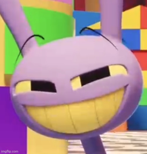 Jax.mp3 | image tagged in smug jax,jax,the amazing digital circus,tadc | made w/ Imgflip meme maker