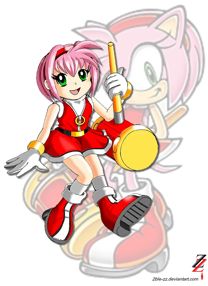 Amy Rose (Human Form) Blank Meme Template