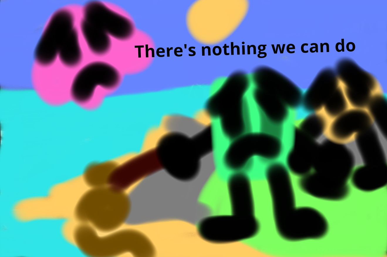 Bfdi/bfb there's nothing we can do Blank Meme Template