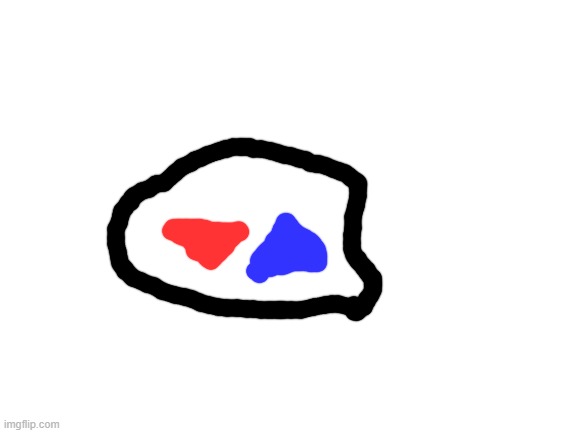 the squad as blobs: spook L the insane one | image tagged in blank white template | made w/ Imgflip meme maker