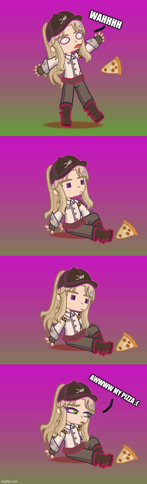 WAHHHH AWWWW MY PIZZA :( | made w/ Imgflip meme maker