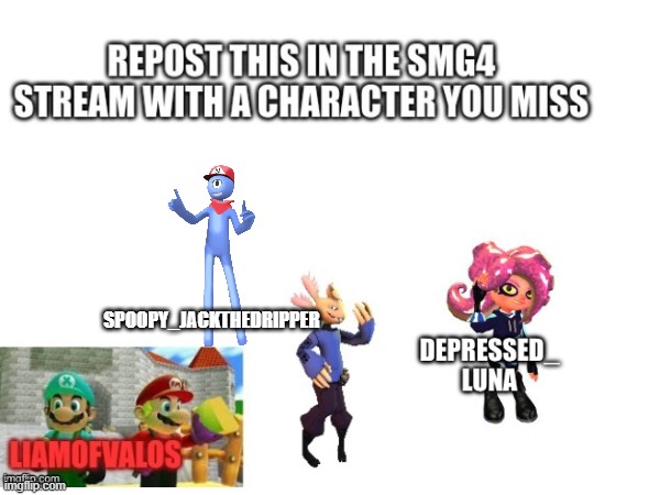 repost | SPOOPY_JACKTHEDRIPPER | image tagged in smg4 | made w/ Imgflip meme maker