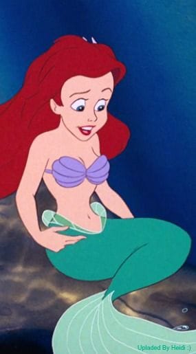 ariel beautifully siting Blank Meme Template