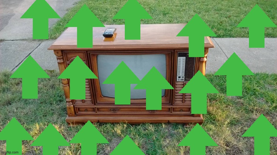Wood Television | image tagged in wood television | made w/ Imgflip meme maker