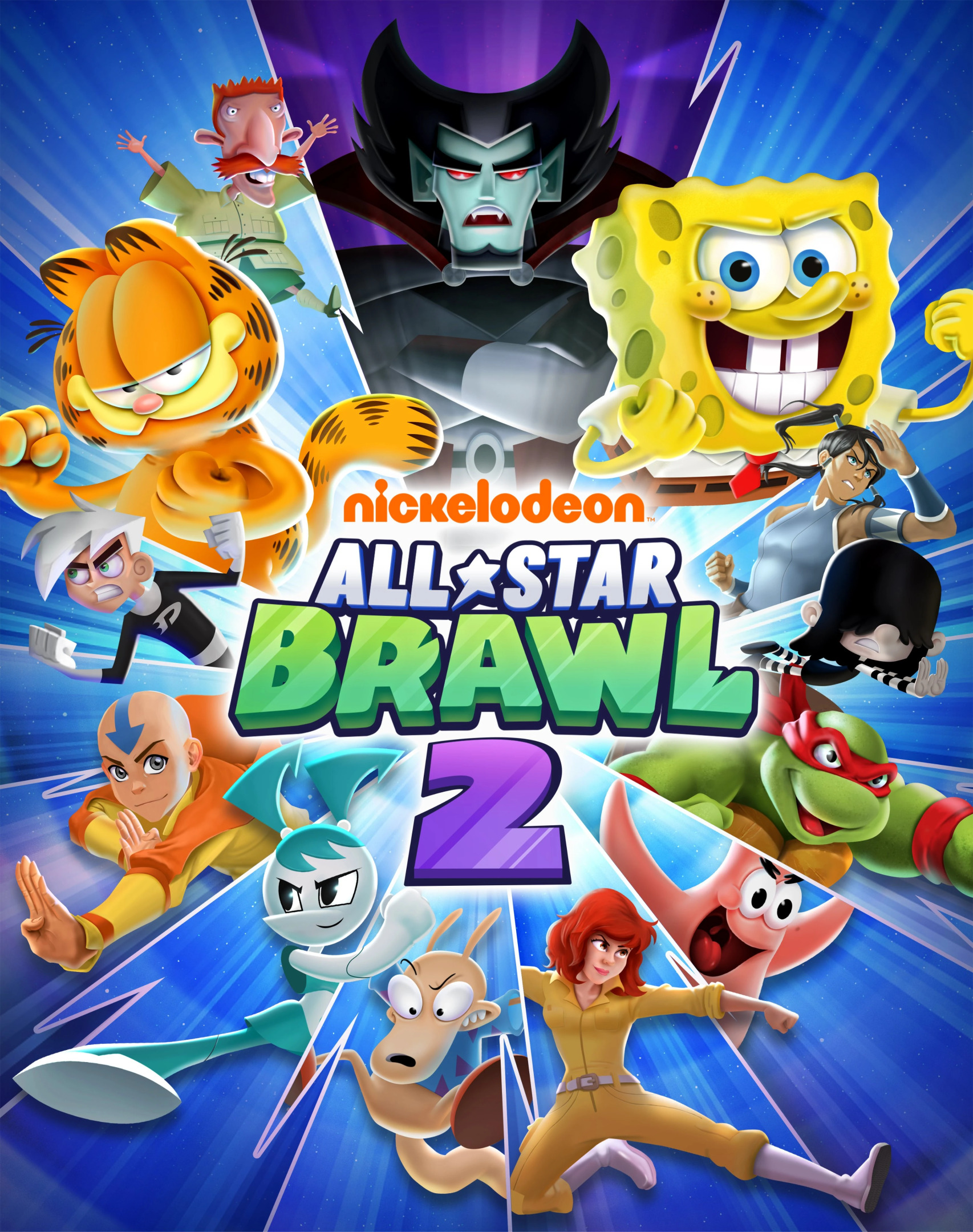 Nickelodeon All Star Brawl 2 Blank Meme Template