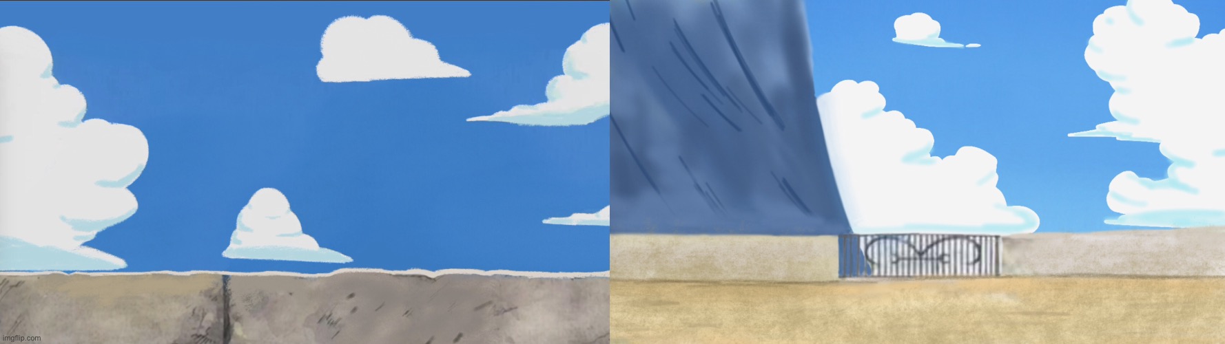 Some bg’s for a one piece animation im doin :] (the animation meme sound is ‘please look at me’) | made w/ Imgflip meme maker